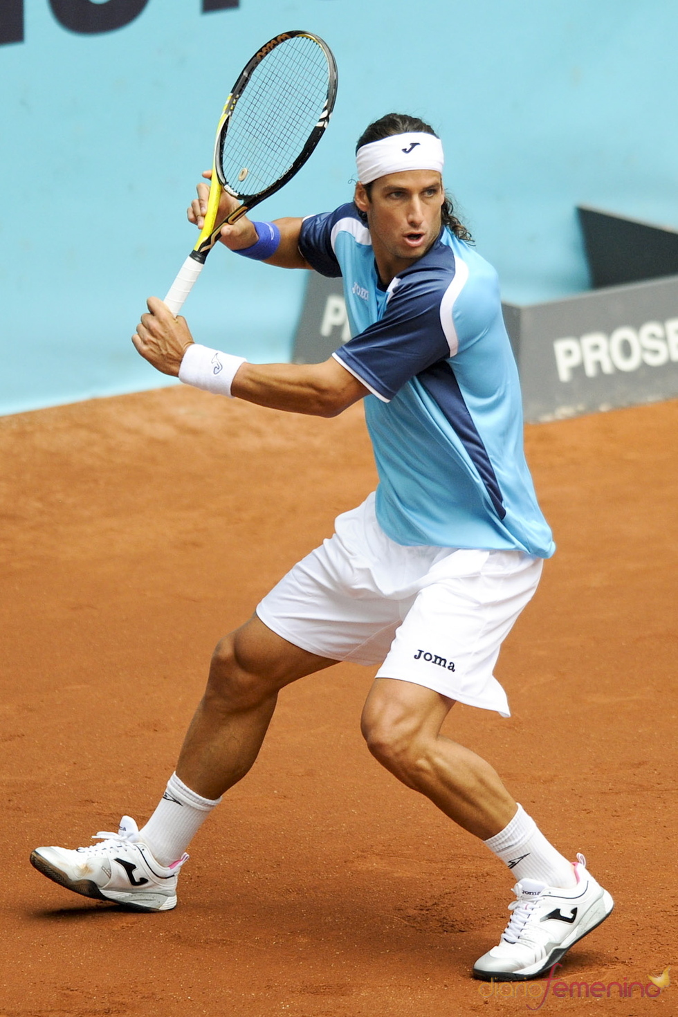 Feliciano López jugando en la 10 edición del Master Series de Madrid