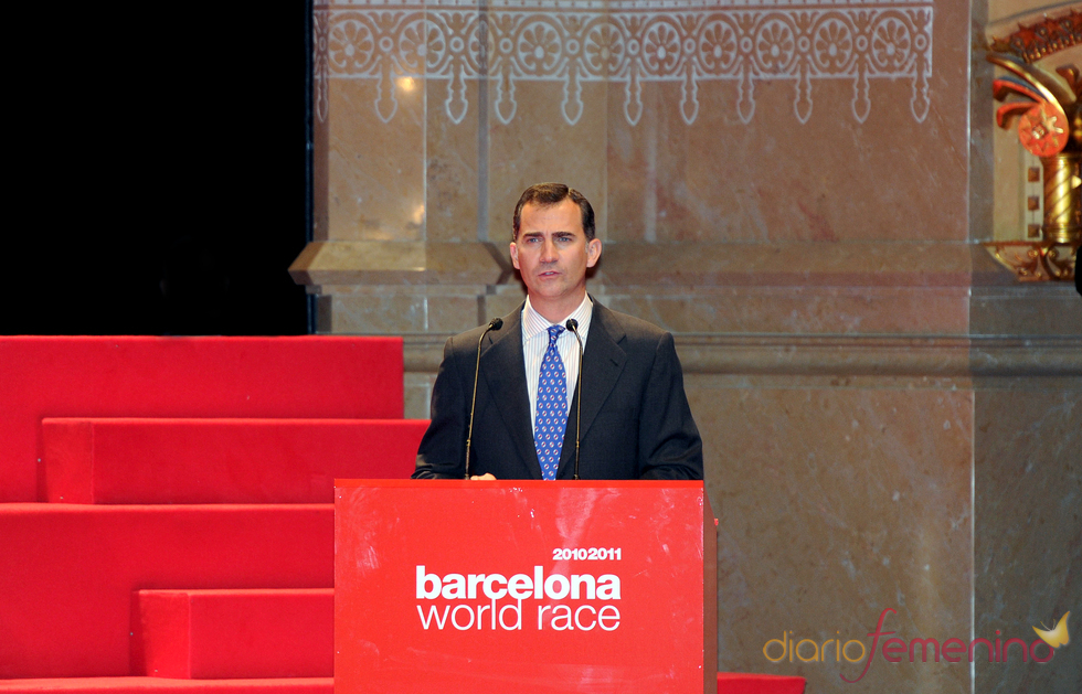 El príncipe Felipe en la segunda edición de los Premios Barcelona World Race
