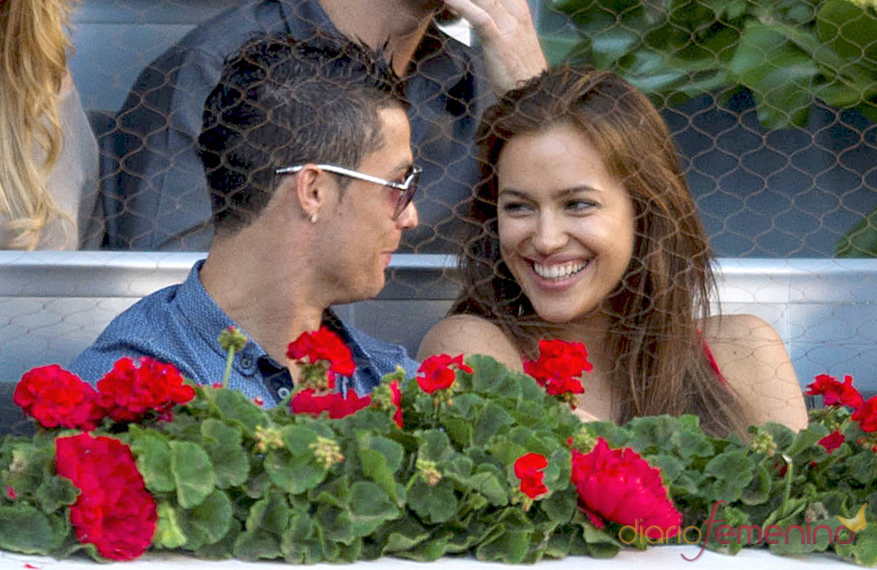 Cristiano Ronaldo e Irina Shayk en la final del Master Series de Madrid