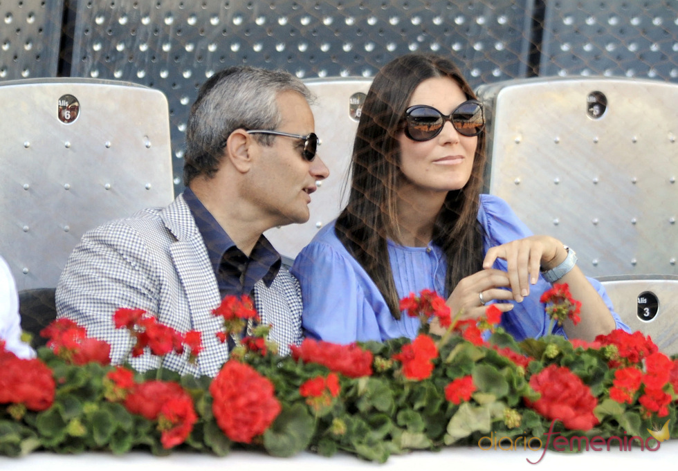 Mar Flores y Javier Merino en la final del Master Series de Madrid