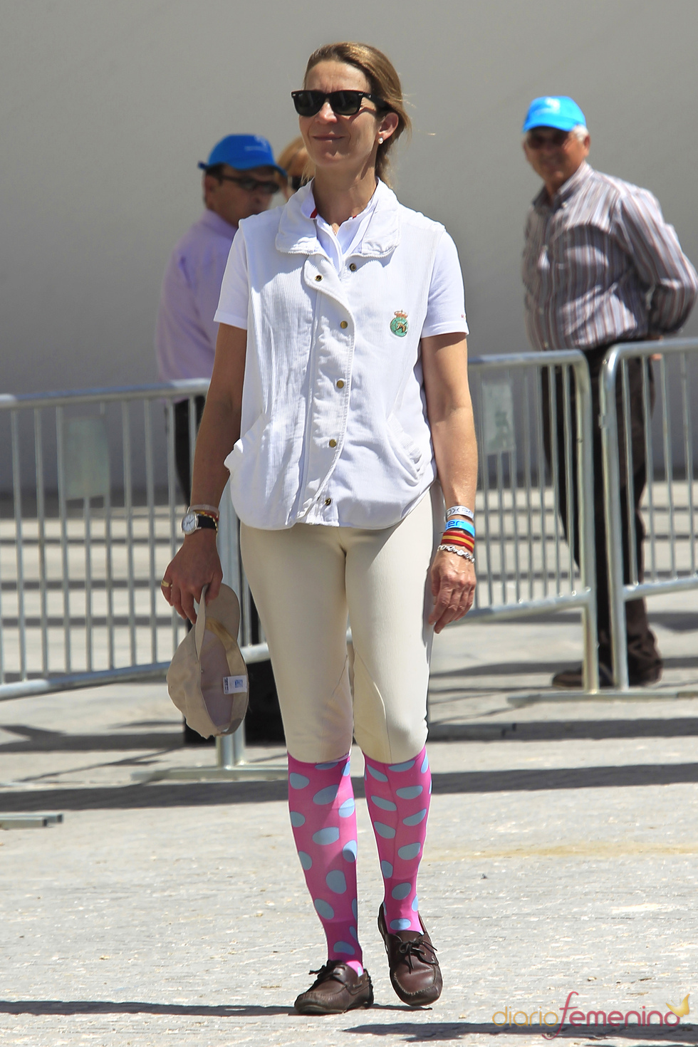 La Infanta Elena en un concurso de hípica en Valencia