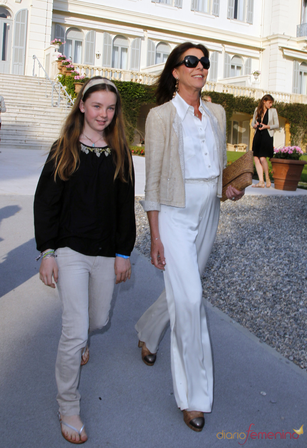 Carolina de Mónaco y su hija Alexandra en el Crucero de Chanel 2012