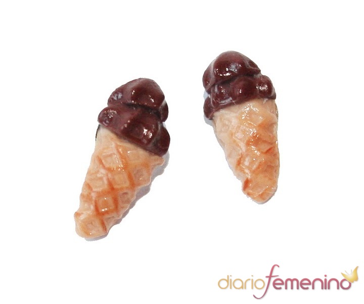Pendientes de helado de chocolate de la colección 'sweet' de Abataba 2011