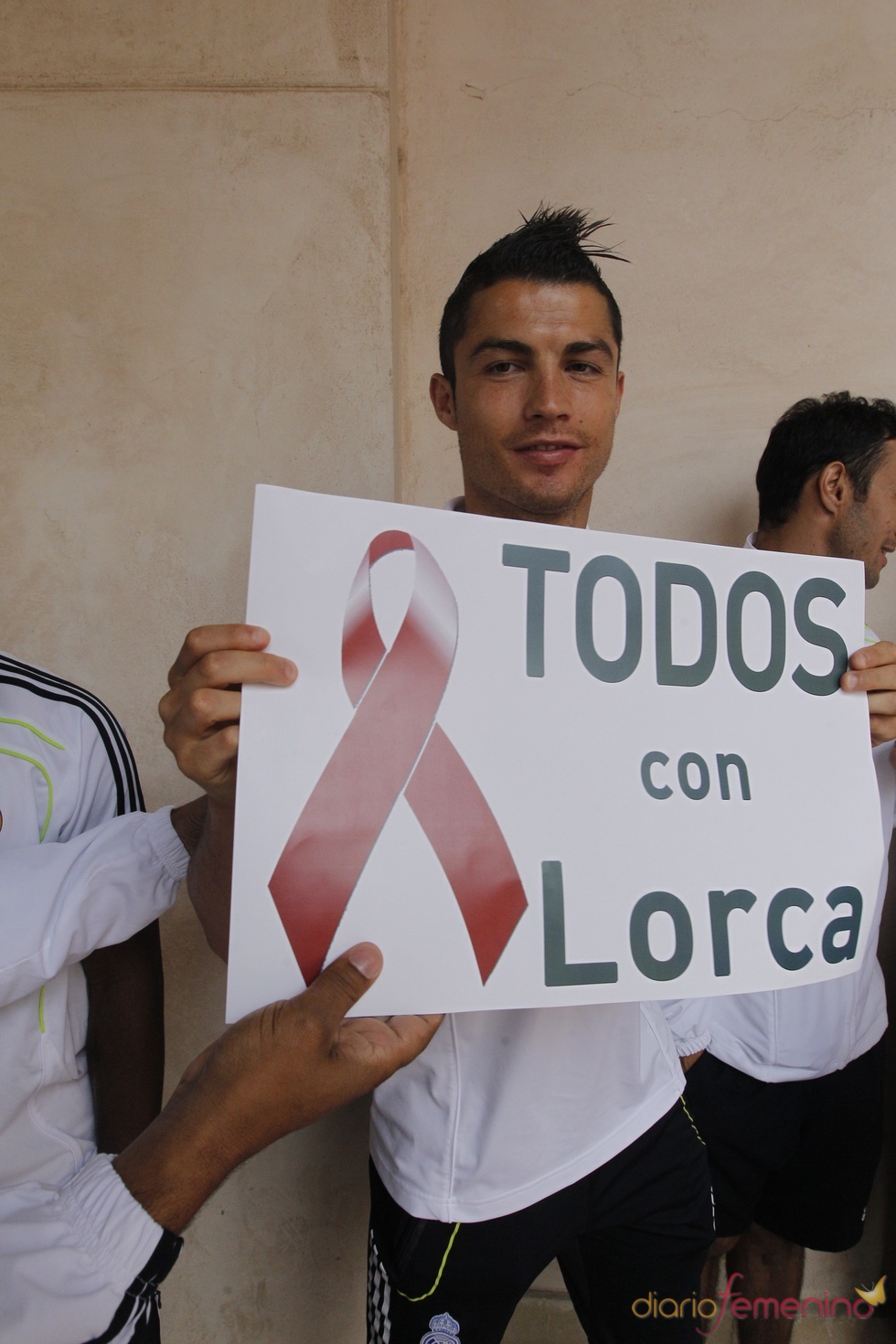 Cristiano Ronaldo, solidario con Lorca
