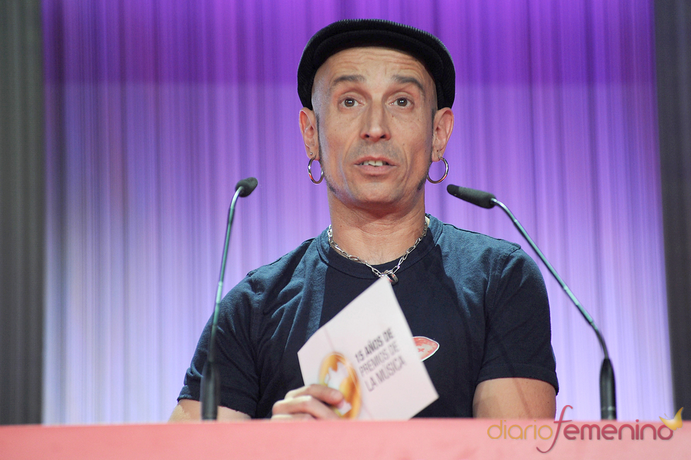 Fito Cabrales durante los Premios de la Música 2011