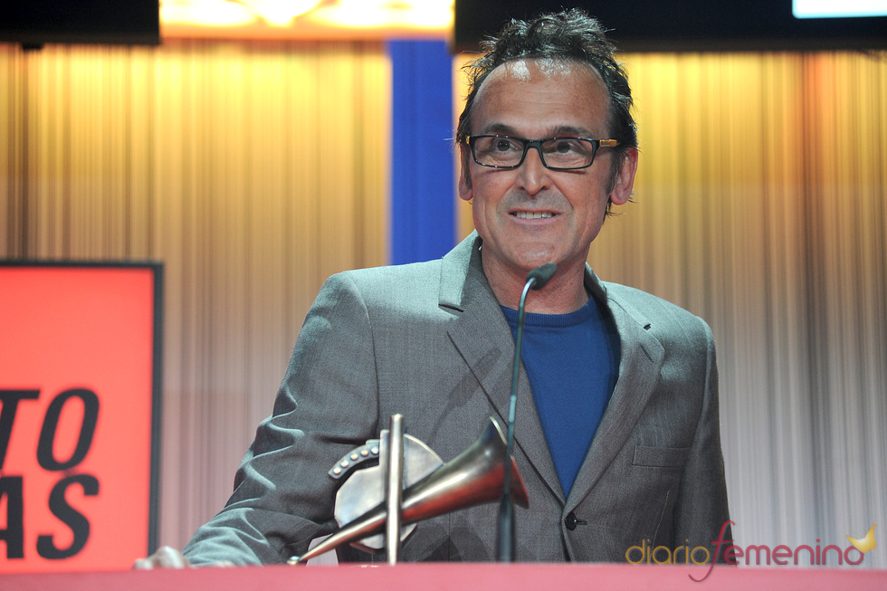 Alberto Iglesias durante los Premios de la Música 2011