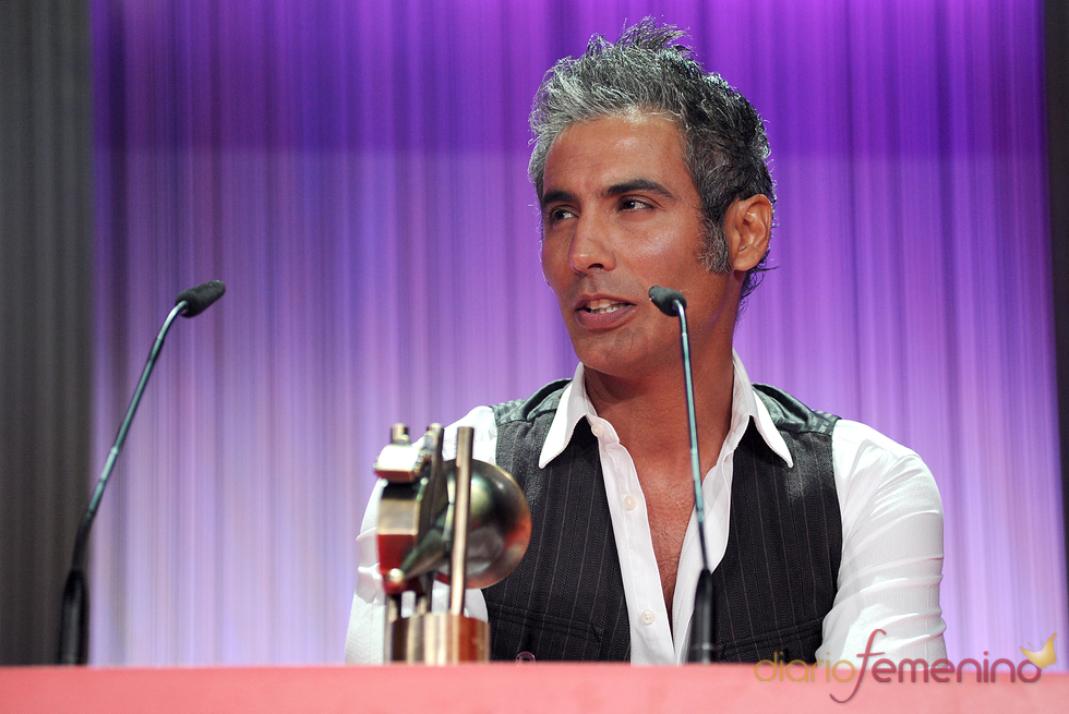 Pintingo durante la gala de los Premios de la Música 2011