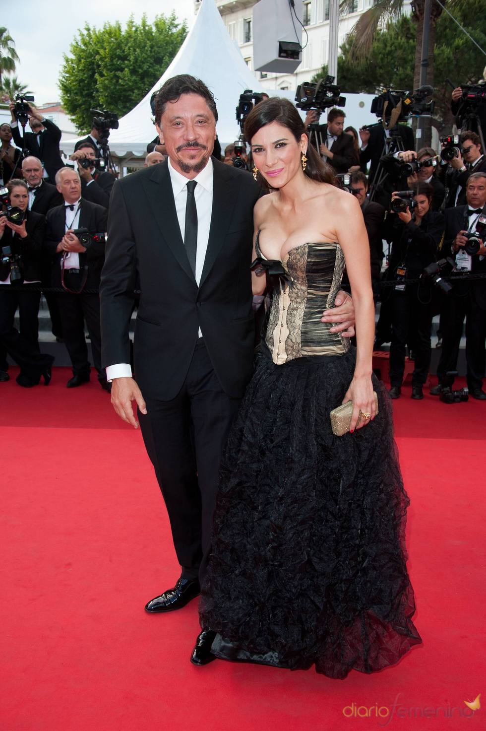 Carlos Bardem en la presentación de 'La piel que habito' en Cannes 2011