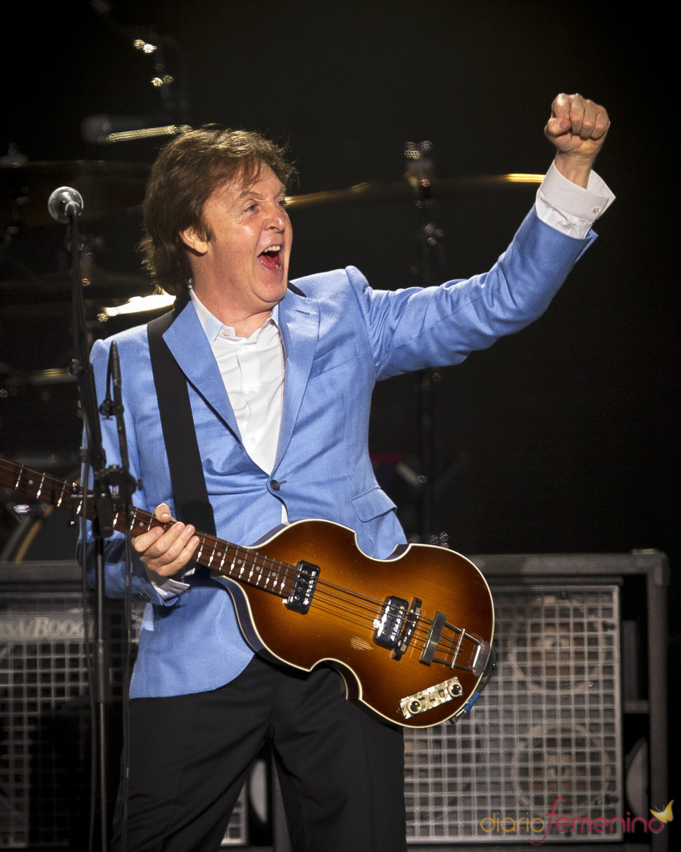 Paul McCartney en un concierto en Río de Janeiro