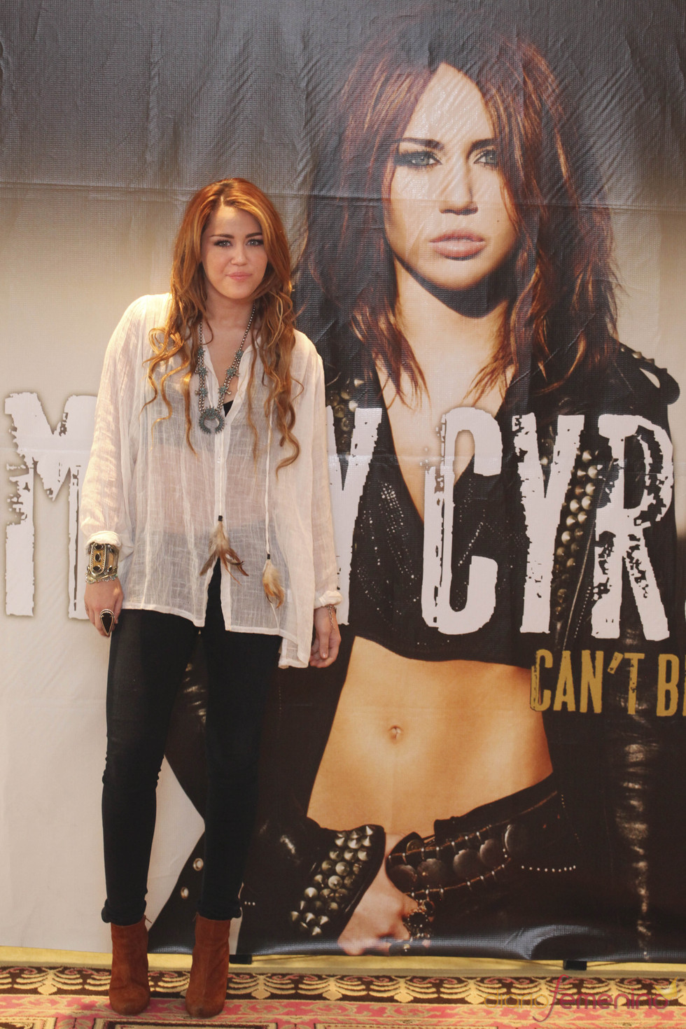 Miley Cyrus promociona su gira 'Gypsy Tour' en México