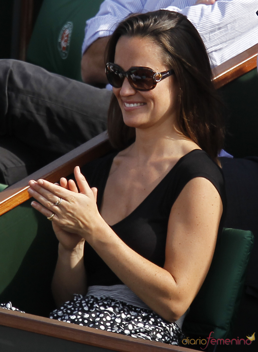 Pippa Middleton disfruta del Roland Garros