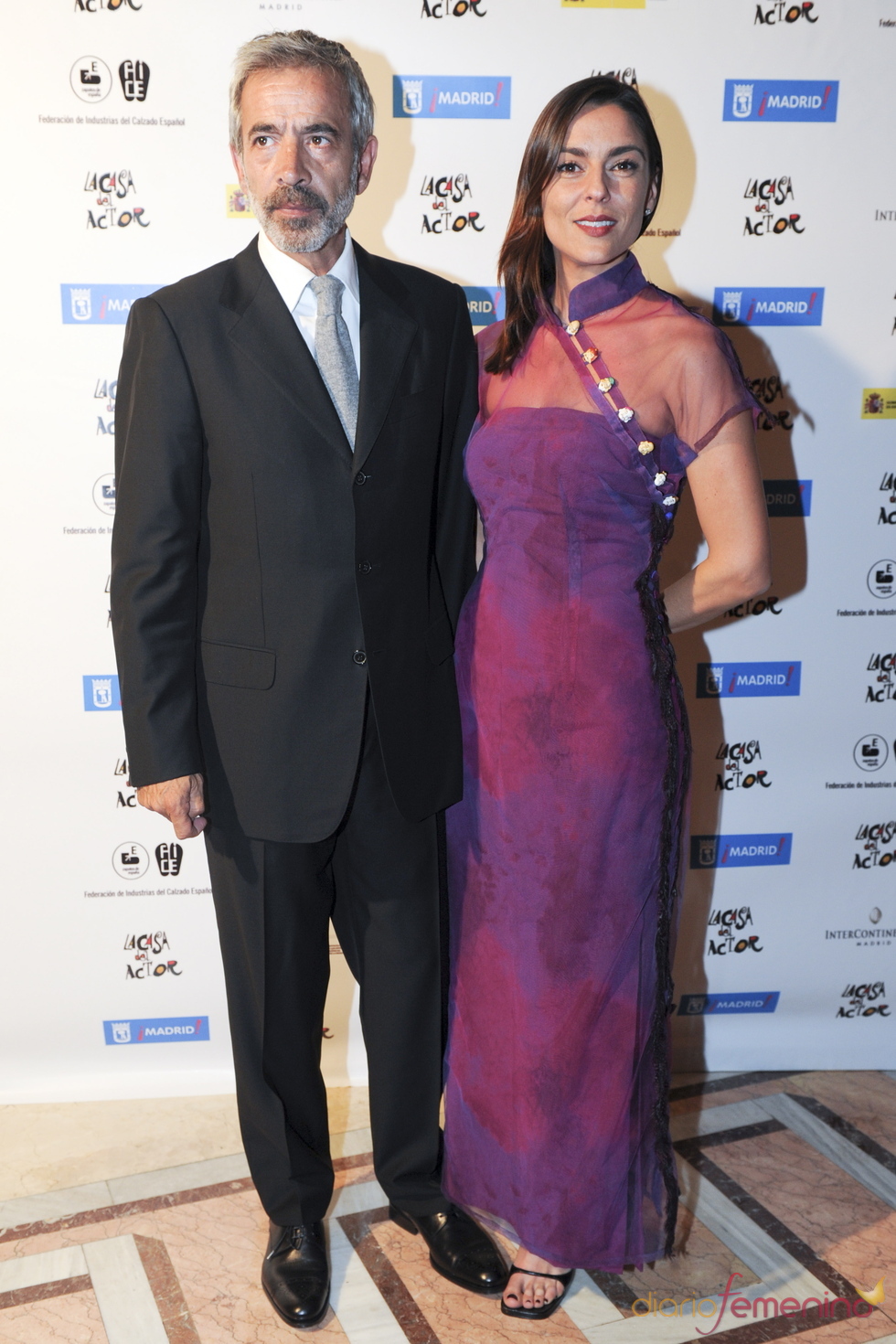 Imanol Arias e Irene Meritxell durante los Premios de la Fundación Casa del Actor 2011