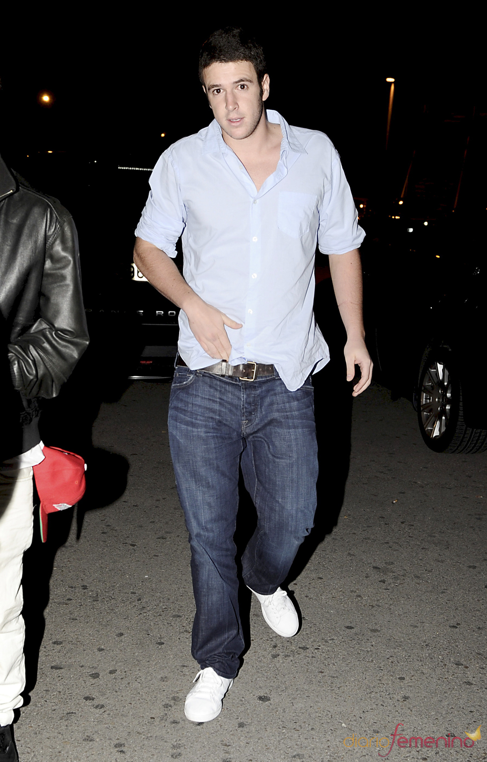 Álex Lecquio en la despedida de soltero de Luis Rollán