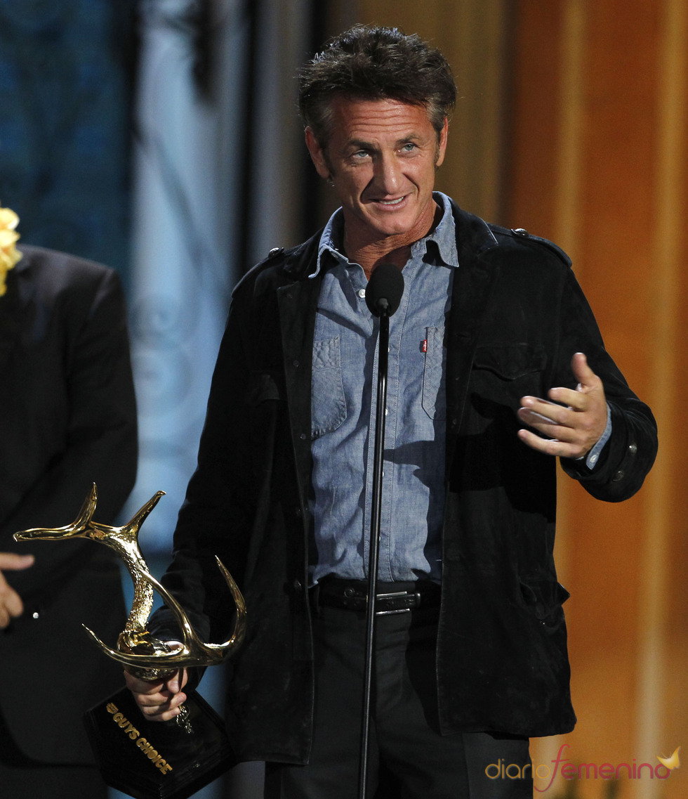 Sean Penn en la gala de los 'Spike TV's Guys Choice Awards'