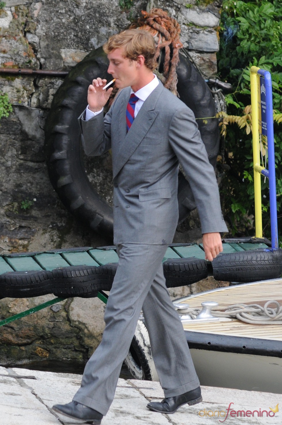 Pierre Casiraghi en la boda de Beatrice Borromeo