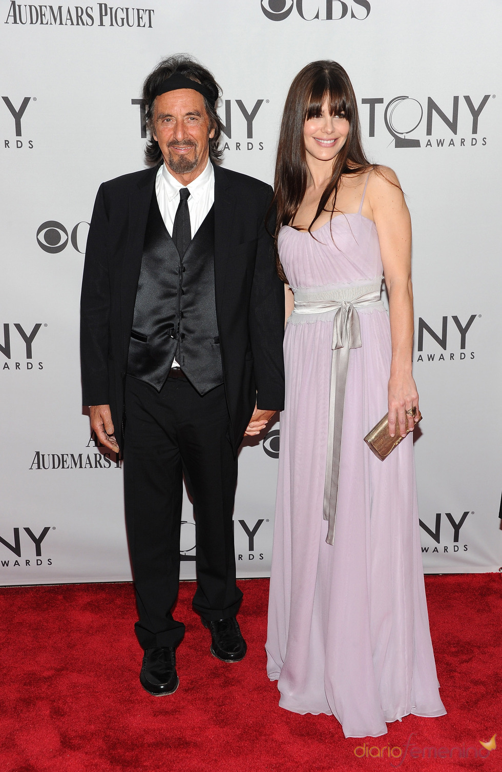 Al Pacino y Lucila Polak en la gala de los Tony 2011