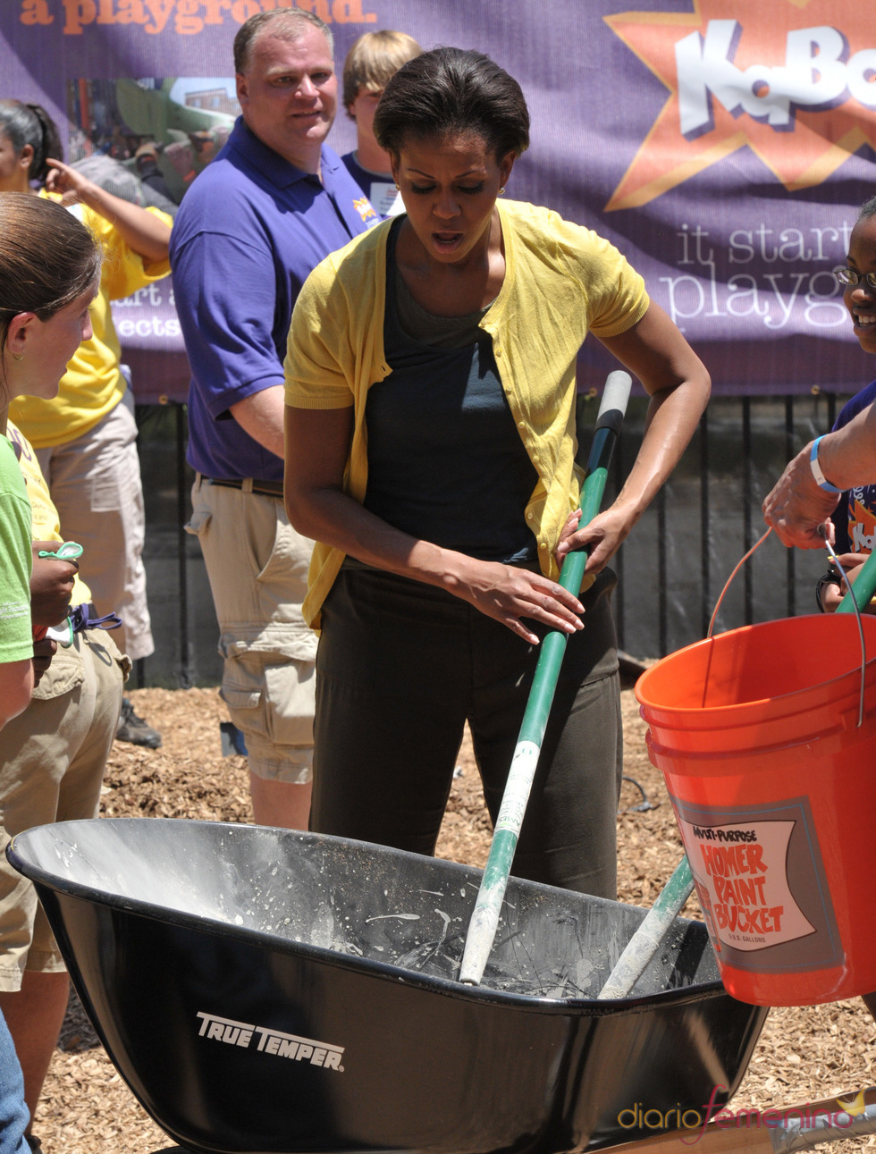 Michelle Obama construye unas instalaciones deportivas