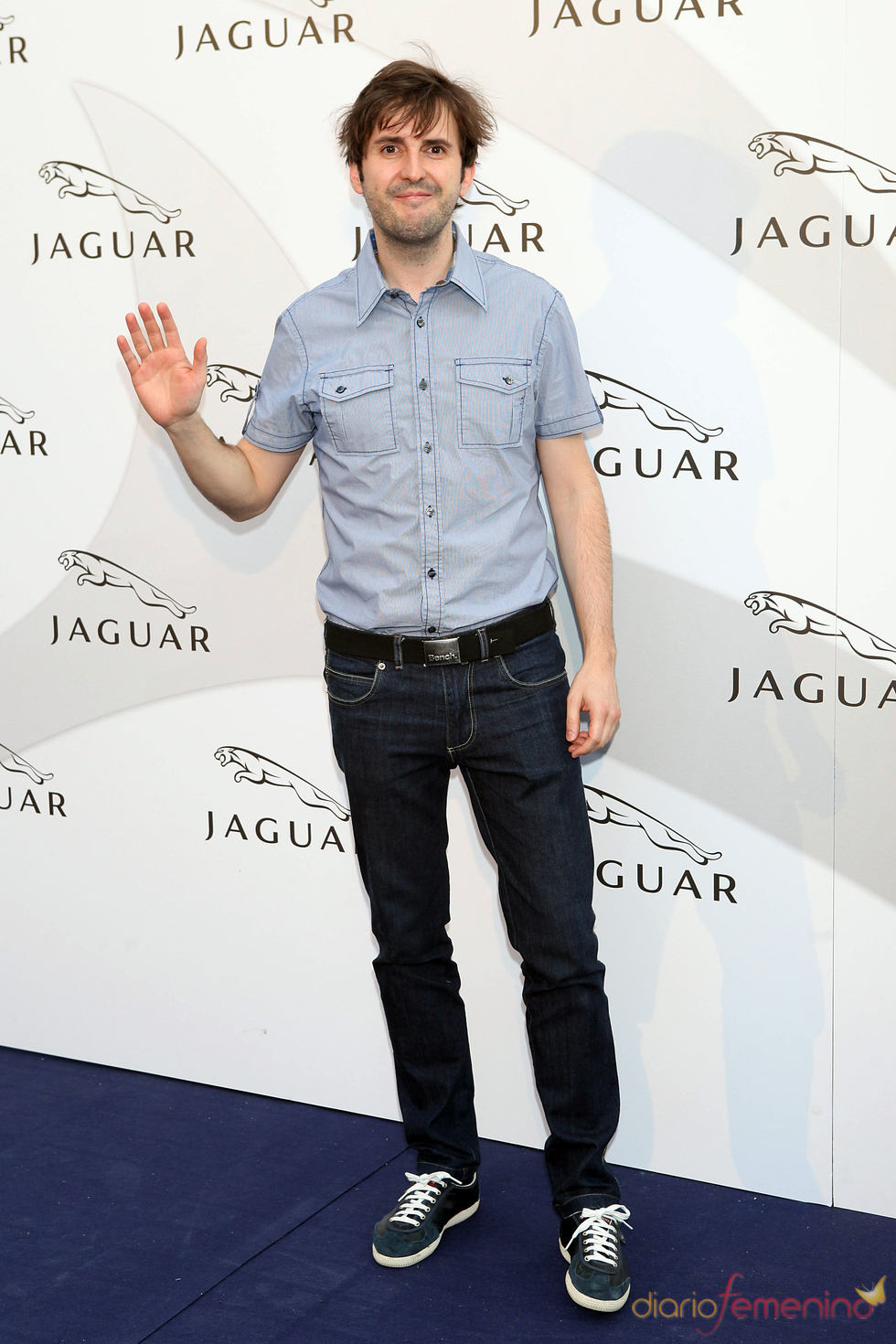 Julián López en un acto promocional de la firma Jaguar