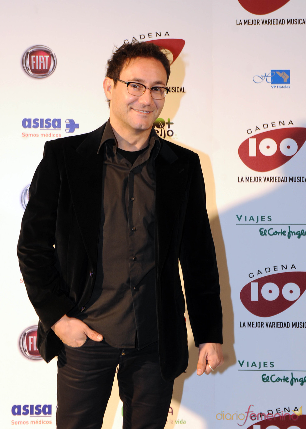 Carlos Santos en los Premios Pie Derecho de Cadena 100