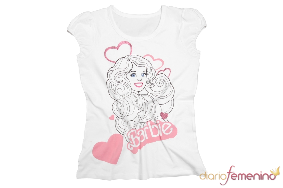 Camiseta romántica de Barbie para Blanco