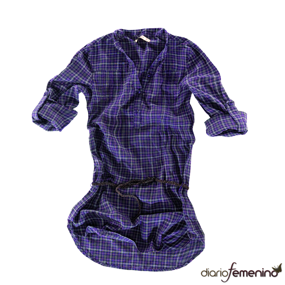 Vestido camisero de Pull and Bear