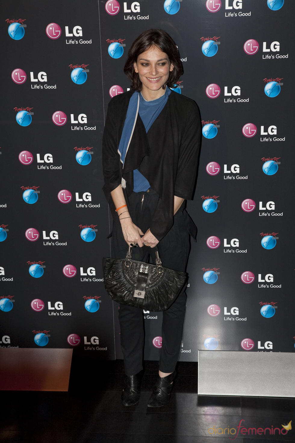 Laura Ponte en la presentación de LG como patrocinador de Rock in Rio Madrid 2010