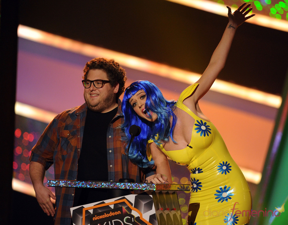 Katy Perry y Jonah Hill en los Kids Choice Awards 2010