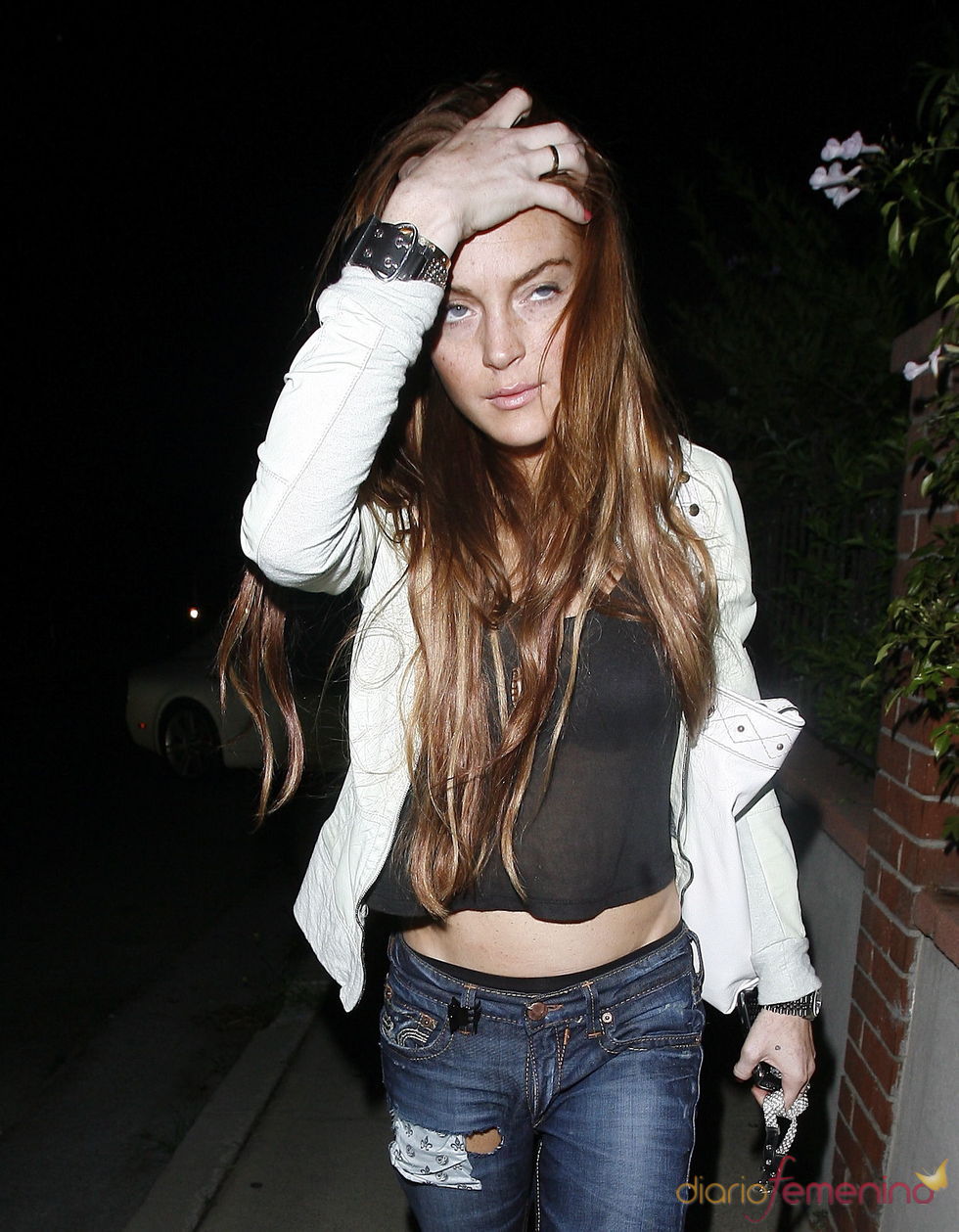 Lindsay Lohan borracha