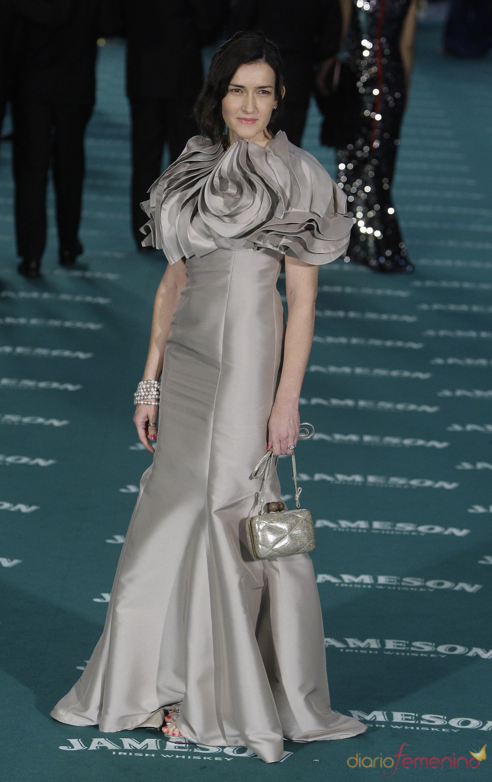 Vestido de Amaya Arzuaga de Ángeles González-Sinde en los Goya 2010