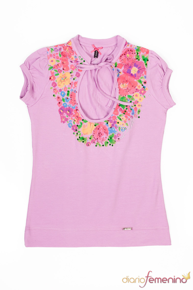 Camiseta con estampado floral de Lolitas & Lolos