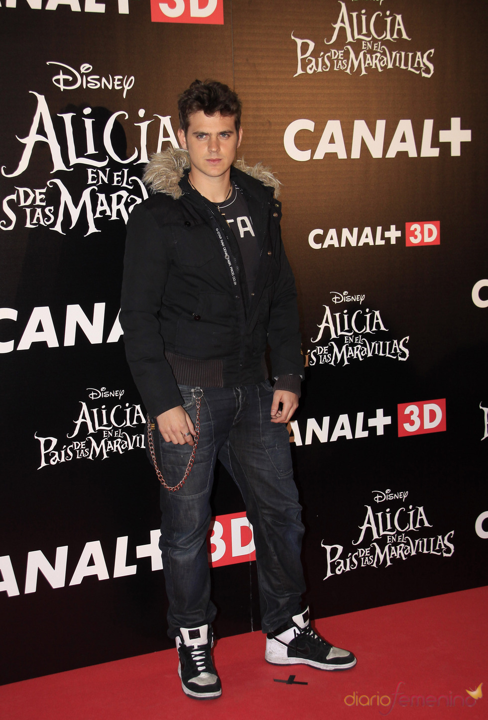 Gonzalo Ramos en el estreno de 'Alicia en el país de las maravillas'