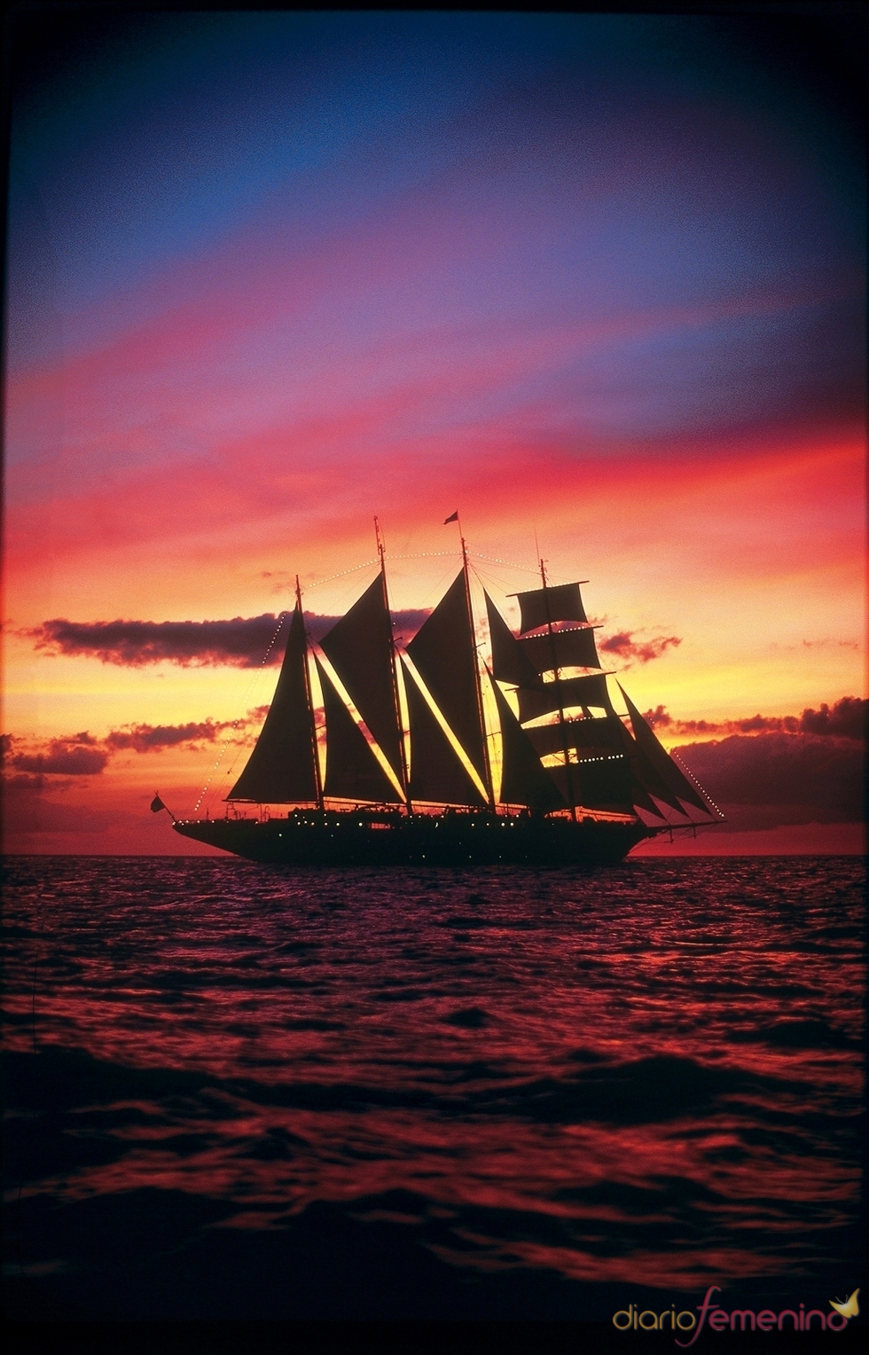 Navegación auténtica en un velero clásico