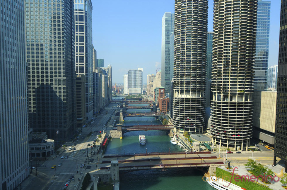 El río Chicago es una de las grandes atracciones de la ciudad