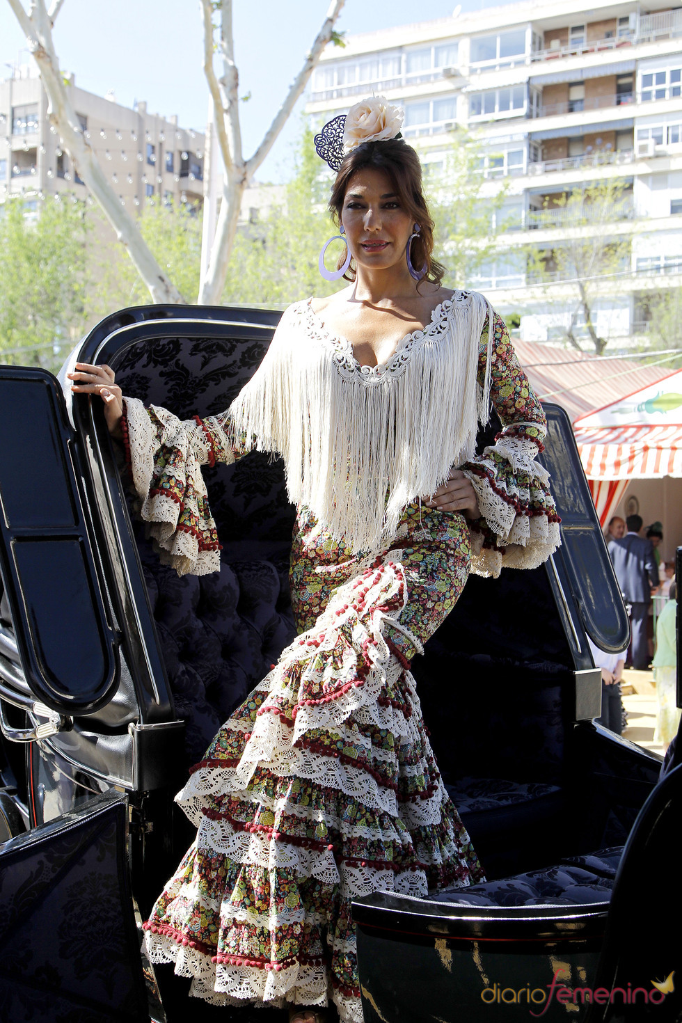 Raquel Revuelta en la Feria de Abril
