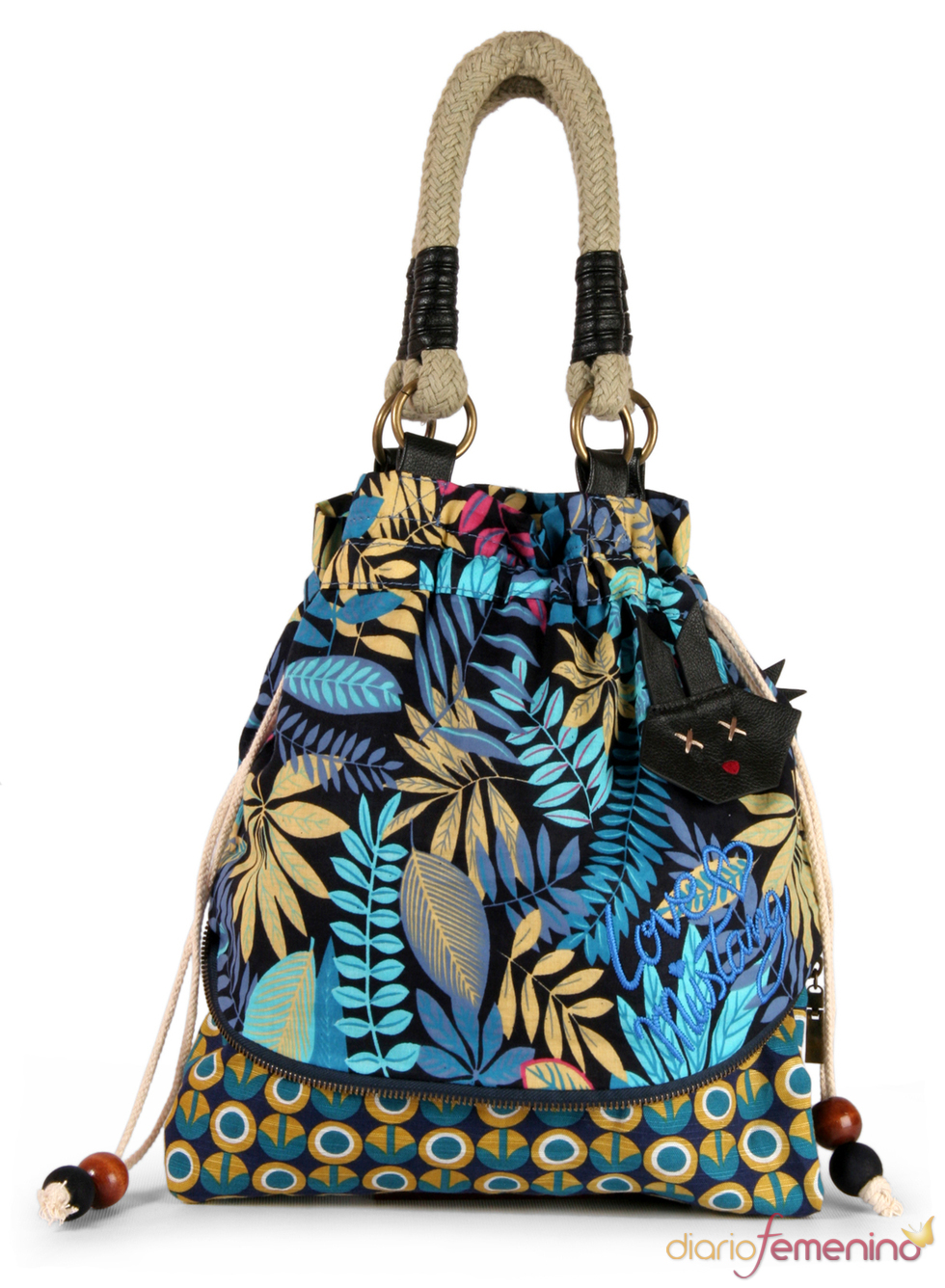 Bolso con estampado de Mustang