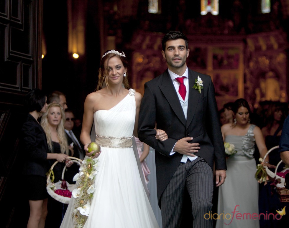 Raúl Albiol se casa con Alicia Roig en Valencia