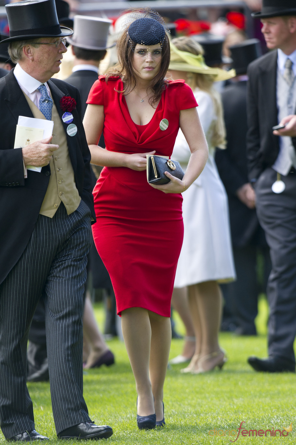 Beatriz de York en la clausura de las carreras de caballos de Ascot