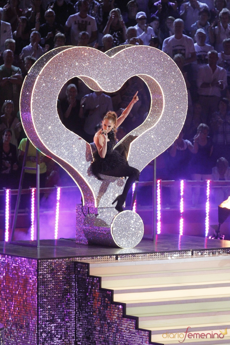 Jennifer Lopez participa en la grabación del '¿Qué apostamos?' alemán