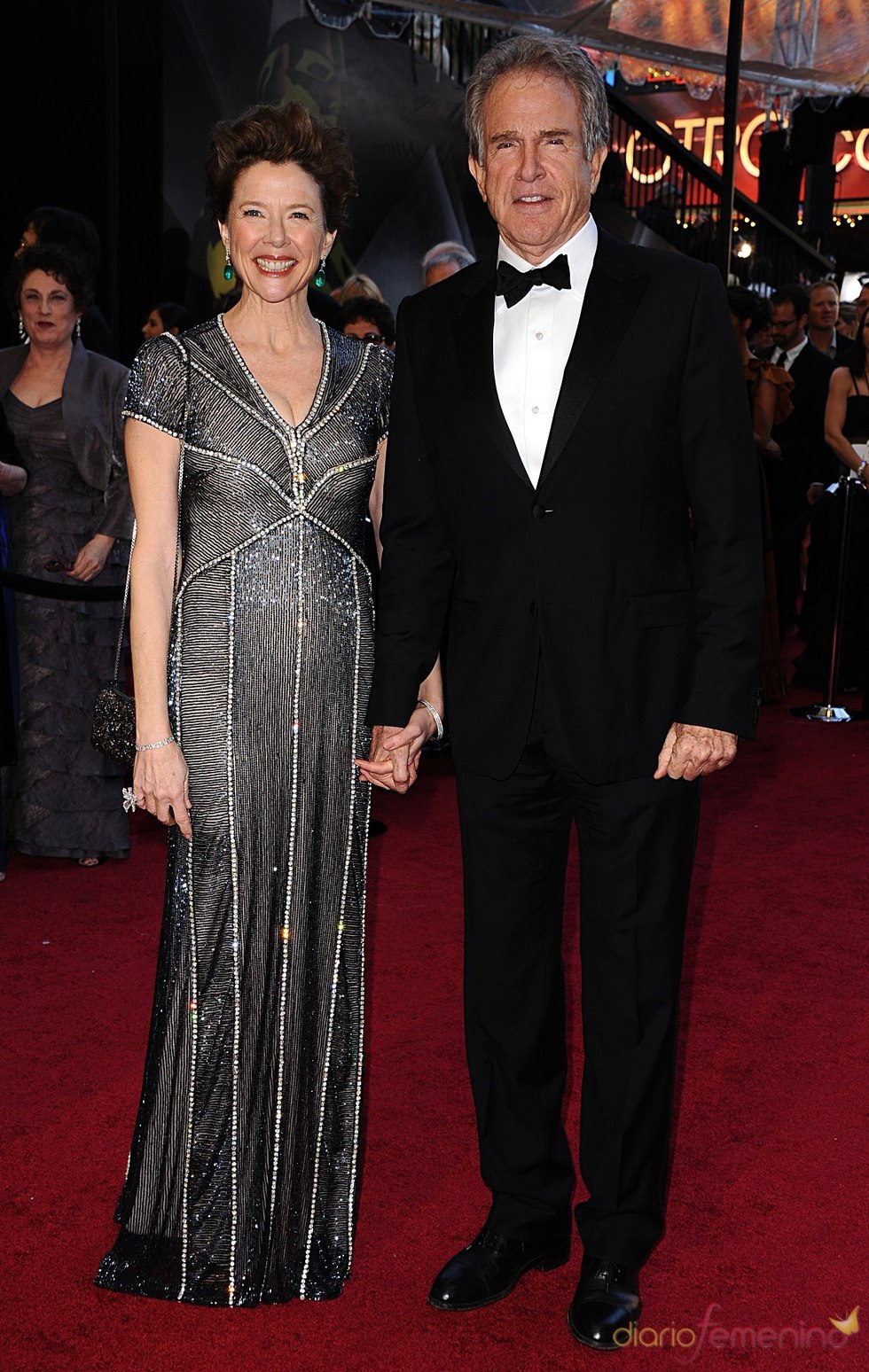 Warren Beatty y Annette Bening en los Oscar 2011