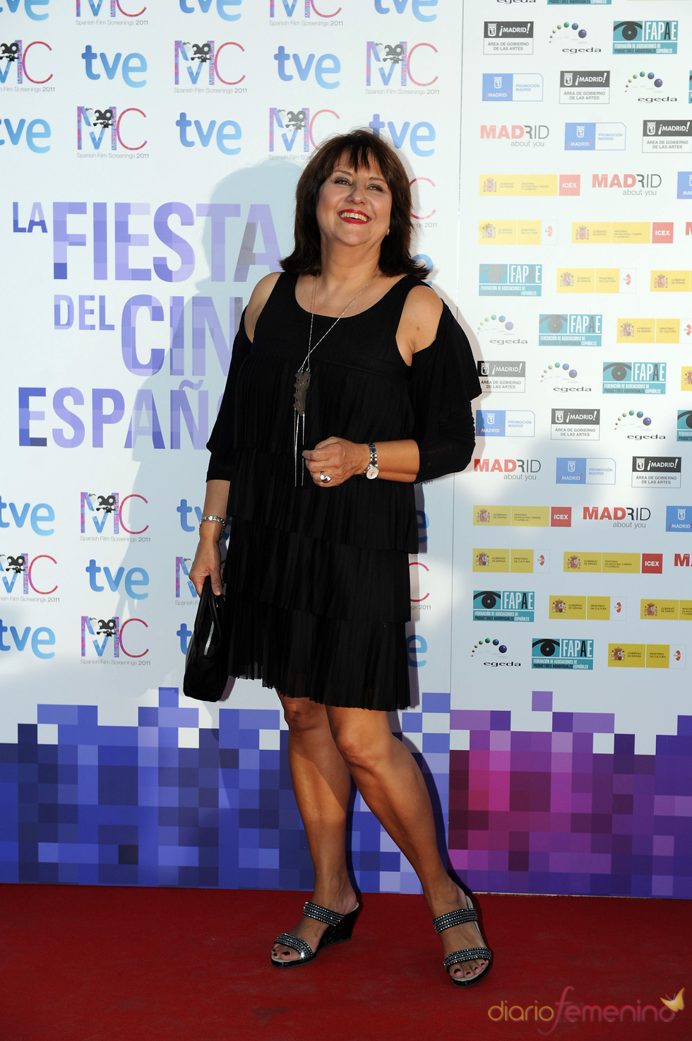 Soledad Mallol en la Fiesta del Cine español