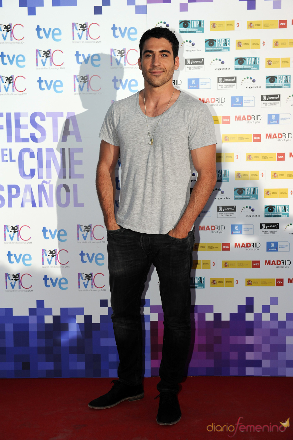 Miguel Ángel Silvestre en la Fiesta del Cine español