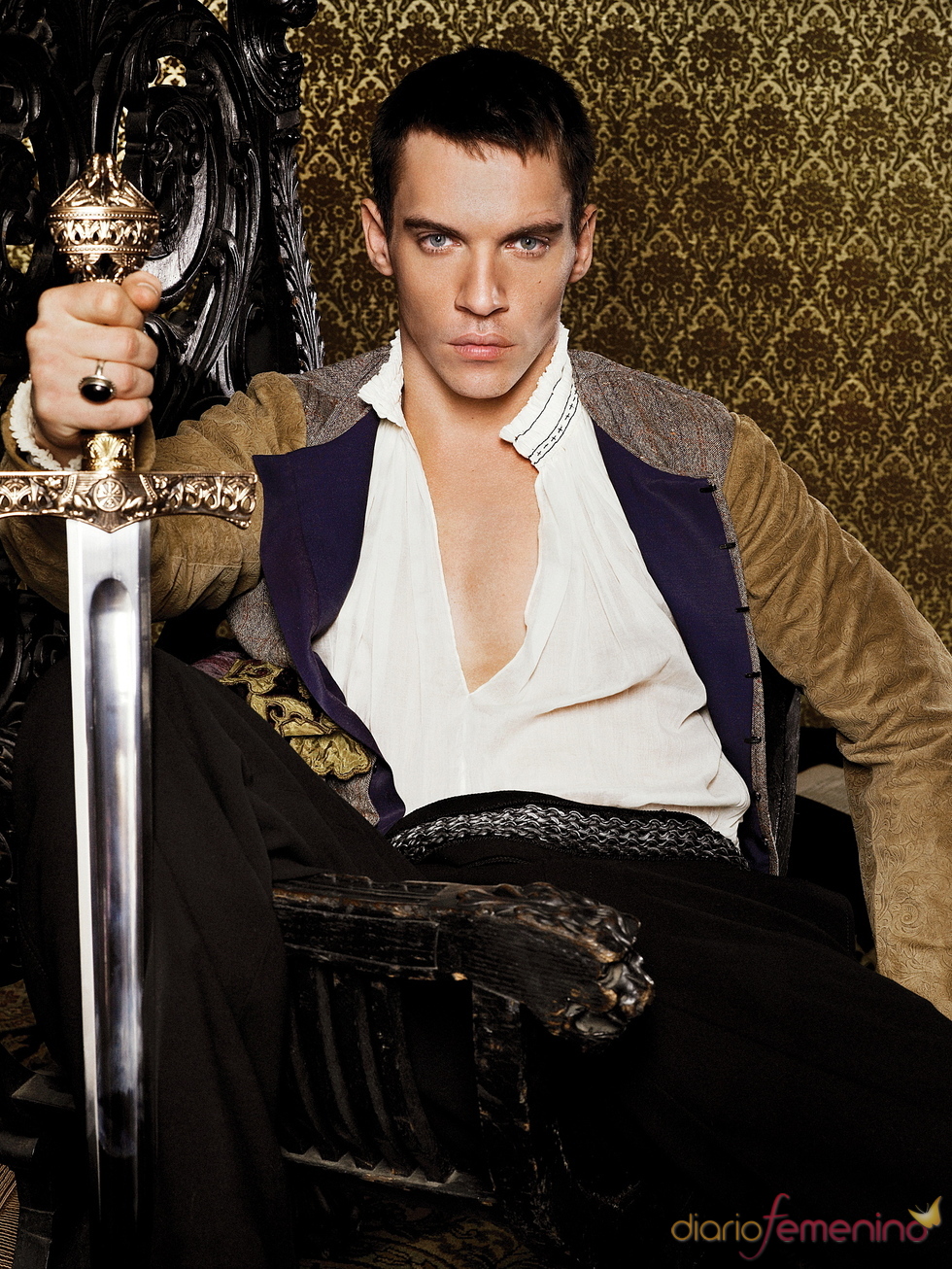 Jonathan Rhys-Meyers en una imagen promocional de 'Los Tudor'