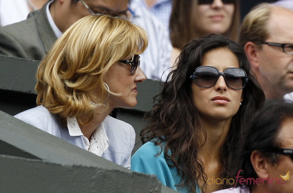 Xisca Perelló sufre viendo jugar a Rafa Nadal la final de Wimbledon