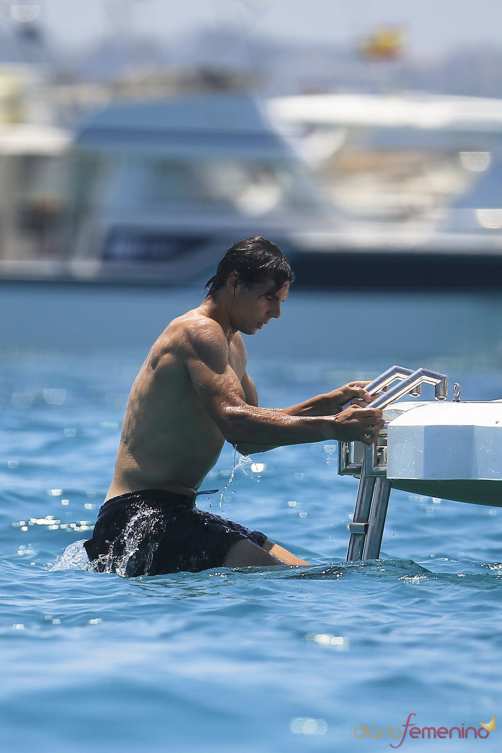 Rafa Nadal comienza sus vacaciones en Ibiza