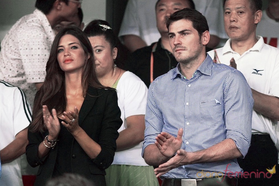 Iker Casillas y Sara Carbonero en un acto solidario en Pekín