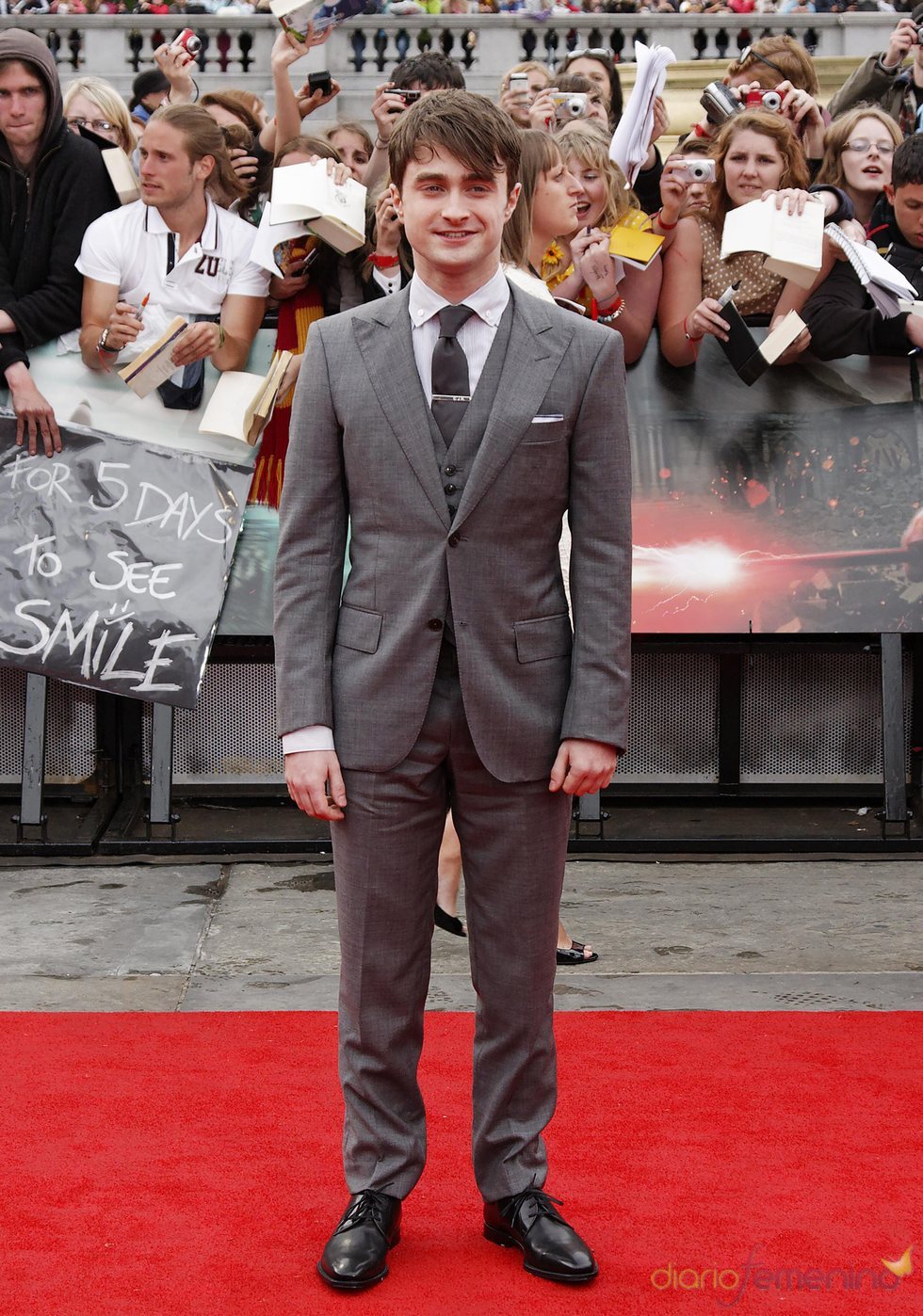 Daniel Radcliffe llaga a la premier mundial de 'Harry Potter'