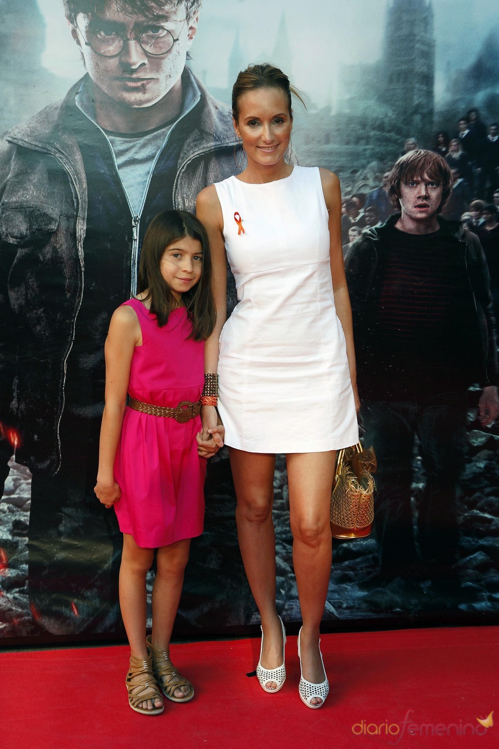 Sandra Ibarra durante la premier de 'Harry Potter' en Madrid