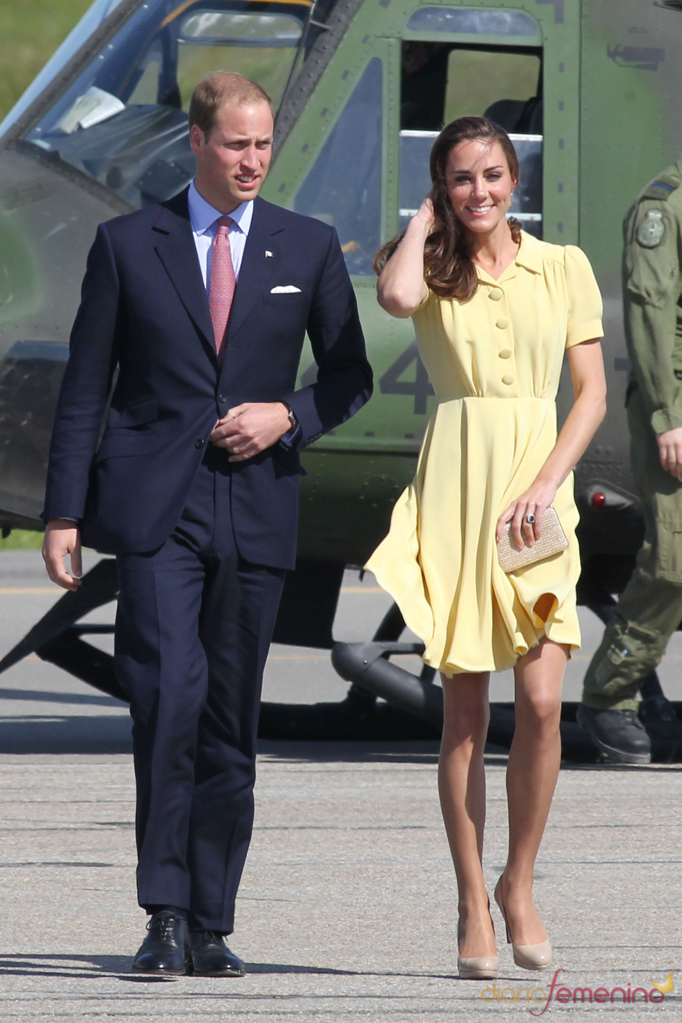 Guillermo de Inglaterra y Kate Middleton se despiden de Canadá