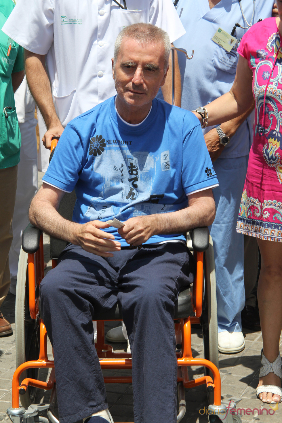 Primera imagen de José Ortega Cano tras su salida del hospital de Sevilla