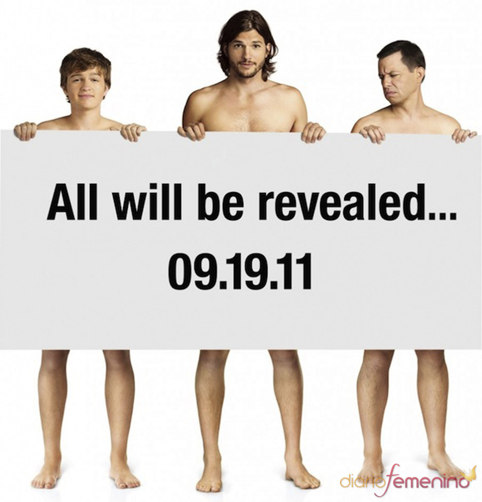 Ashton Kutcher, Jon Cryer y Angus T. Jones promocionan 'Dos hombres y medio'